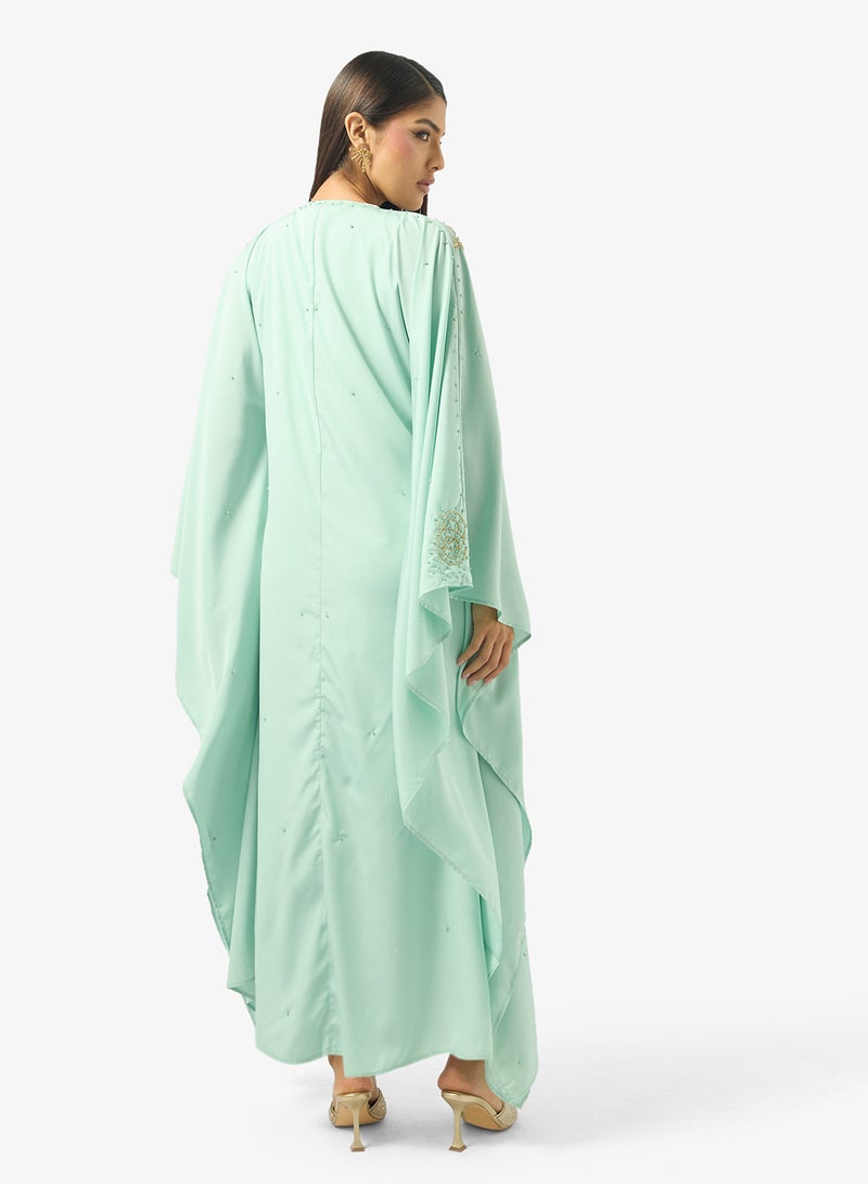 Khizana Embellished Abaya - Image 2